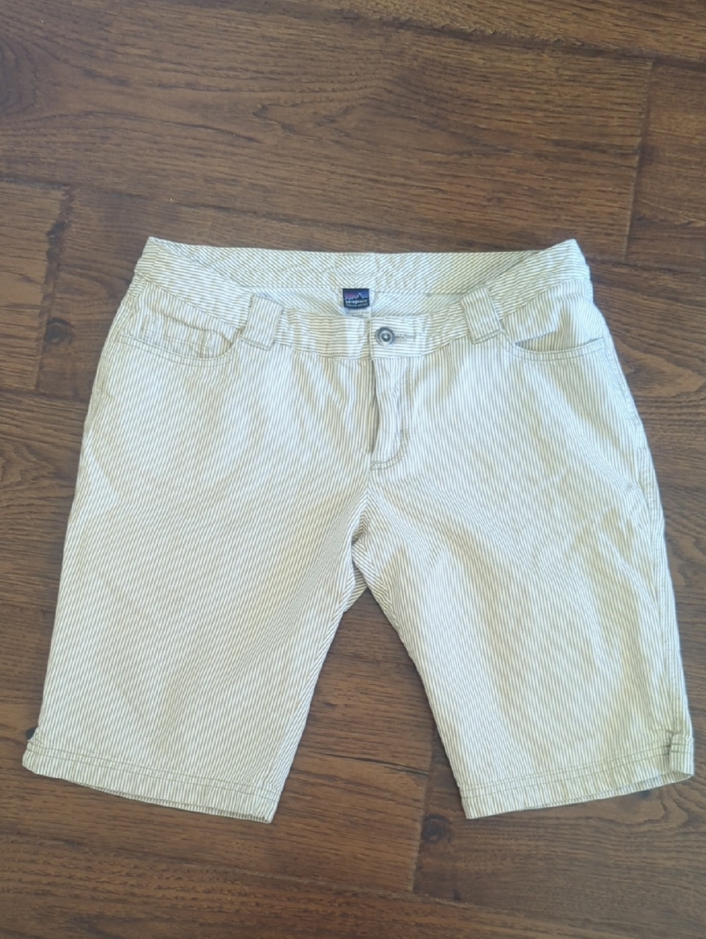 Patagonia Women's Inga Shorts Size 8 Tan Outdoor Hiking Grunge